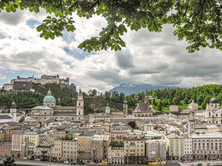 Vistas desde la Kapuzinerberg Salzburgo