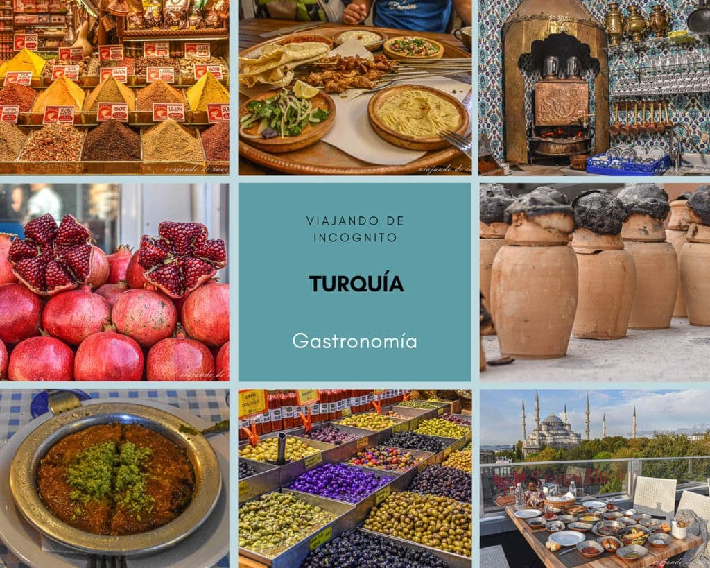 collage gastronomía turca