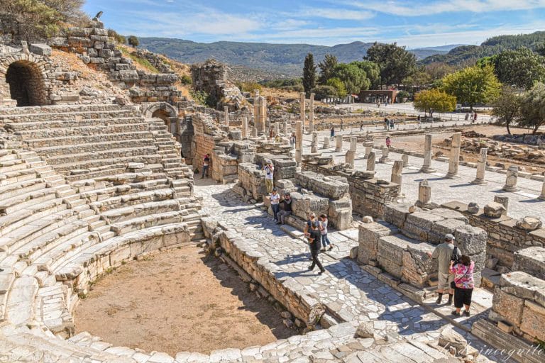 Odeon en la Antigua ciudad de Éfeso