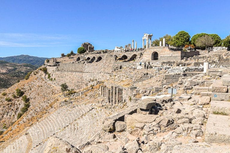 Ruinas del teatro de Pérgamo