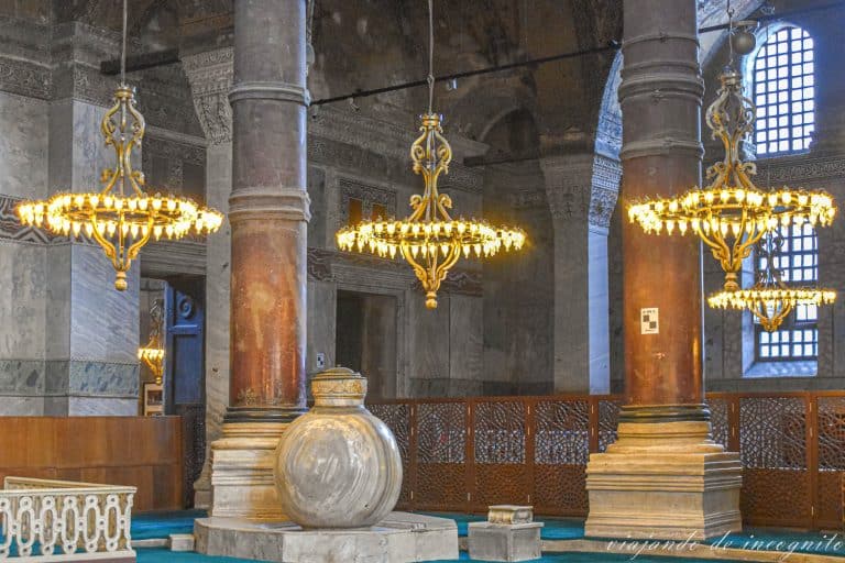 vasija de alabastro de Pérgamoen Hagia Sophia