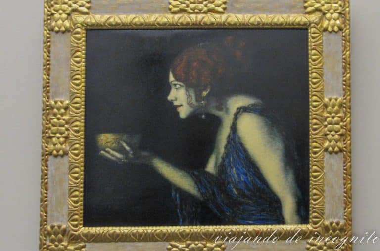 Tille Durieux como Circe de Franz von Stuck en la Antigua Galería Nacional