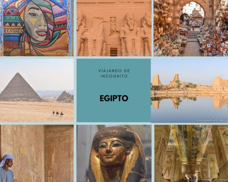 Collage 8 fotos de Egipto