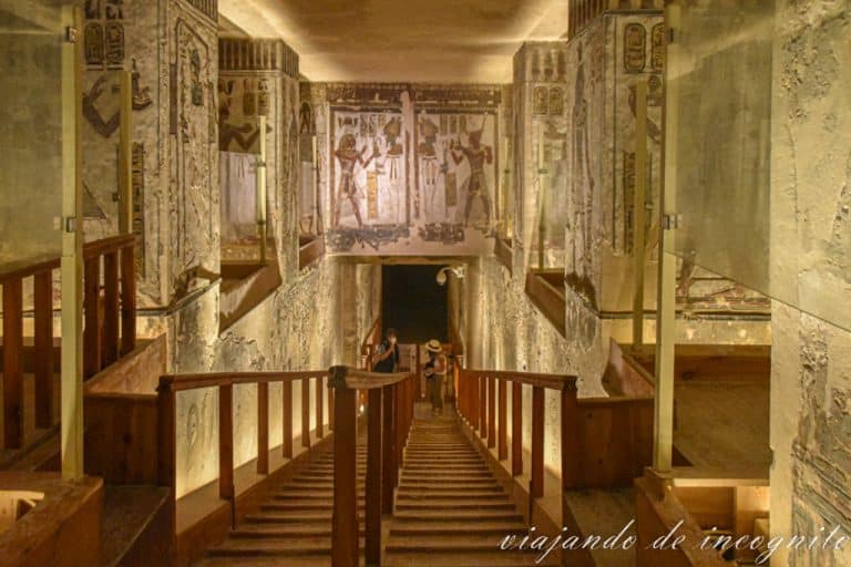 Interior de la tumba de Ramsés III (KV11)