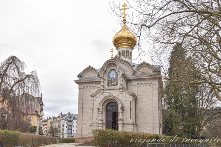 Iglesia ortodoxa rusa, uno de los lugares que ver en Baden-Baden