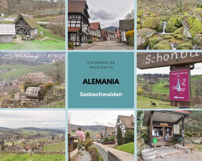 Collage de 8 fotos sobre qué ver en Sasbachwalden