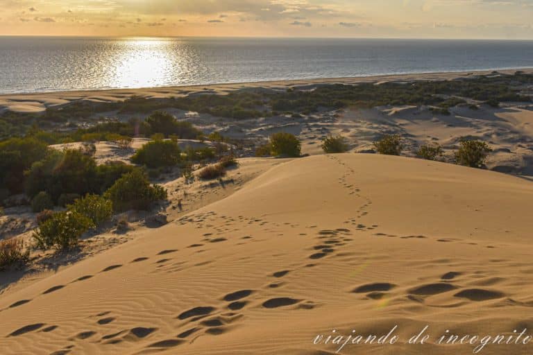 Atardecer en las dunas de Patara