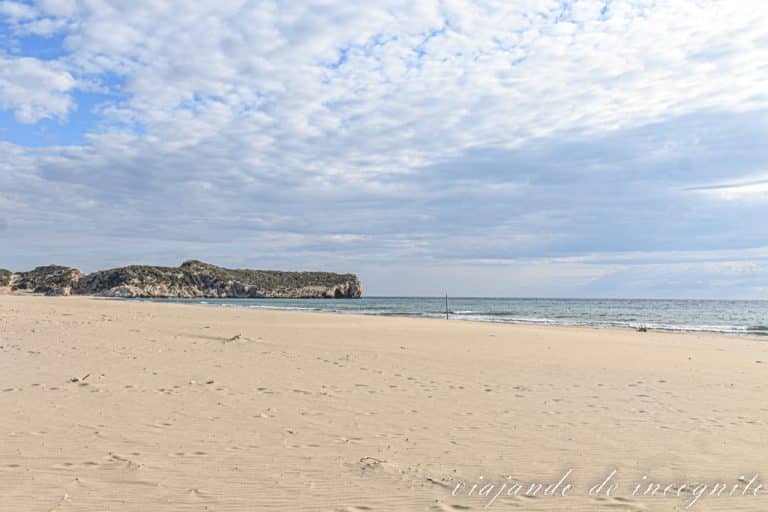 Playa de Patara vacía en la Costa Turquesa