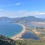 Vistas desde el Iztuzu view point en la Costa Turquesa