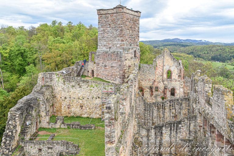 Ruinas del castillo de Rötteln al sur de la Selva Negra