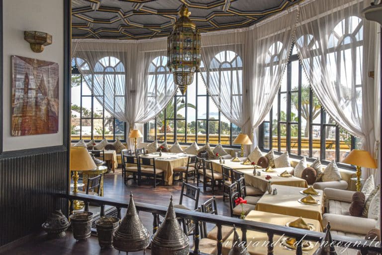 Comedor del hotel Minzah