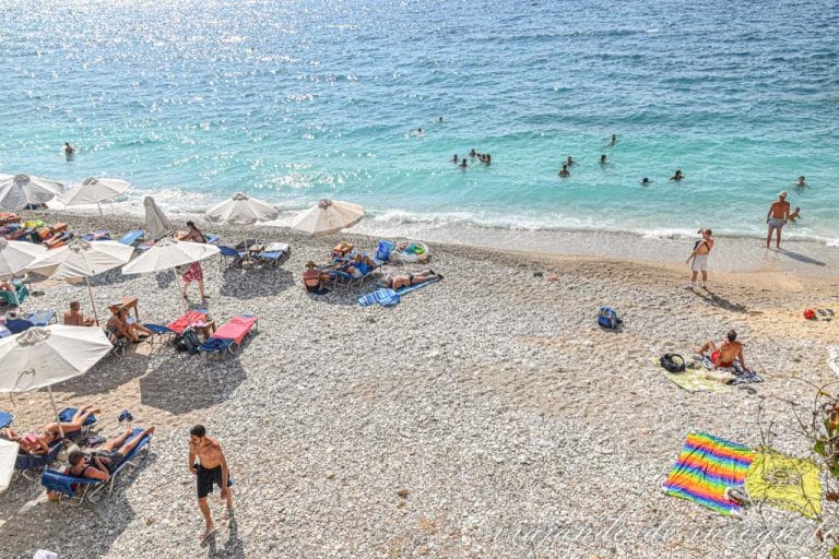 Zona gratuita de la playa de Pulebharda