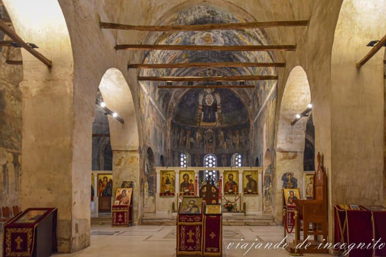 Interior de la iglesia de Santa Sofía