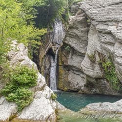 Cascada de Bogove sin gente
