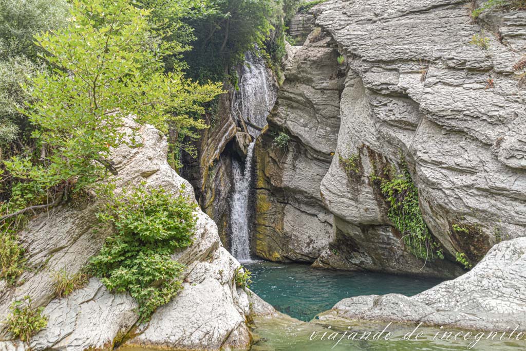 Cascada de Bogove sin gente