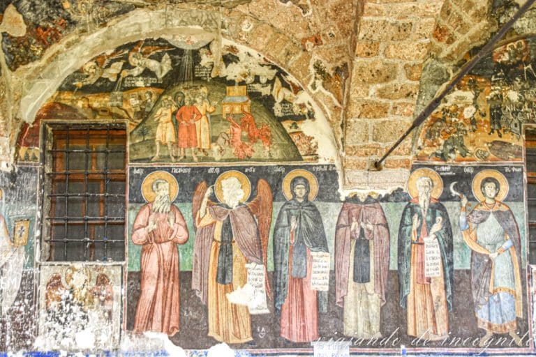 Frescos en el pórtico sur de la iglesia de San Nicolás