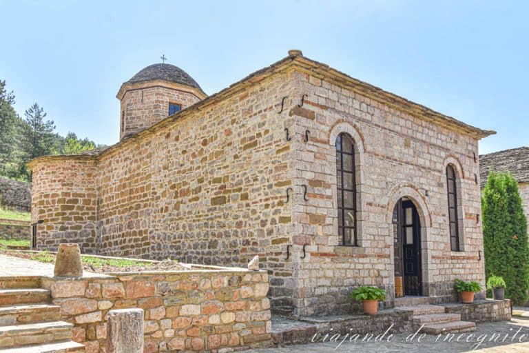 Exterior de la iglesia del monasterio de San Juan Bautistya