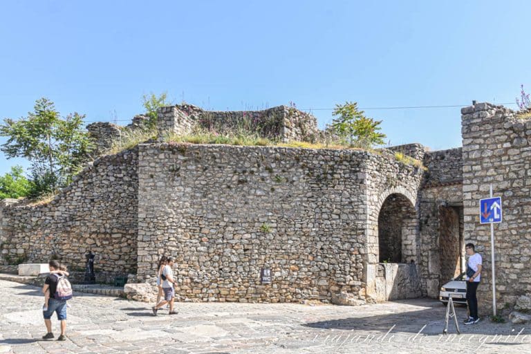 Puerta Superior de la fortaleza de Ohrid
