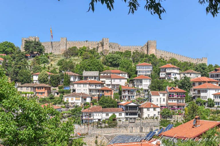 Fortaleza de Samuel vista desde Santa María Peribleptos.