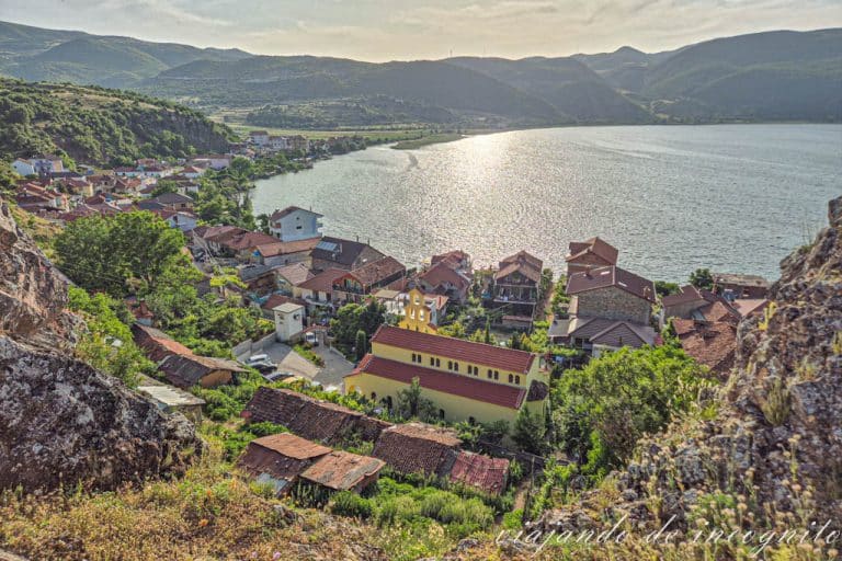 Vista de Lin desde el punto mas alto de la localidad