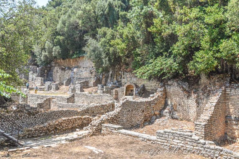 Ruinas del Ágora/foro de Butrinto