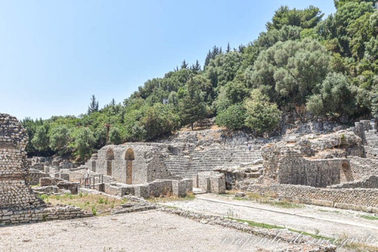 Ruinas de Butrinto donde está el teatro