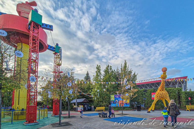 Zona de Imagination en Legoland con la Power tower Kids
