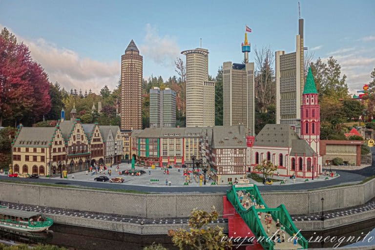 Maqueta de Frankfurt en Miniland
