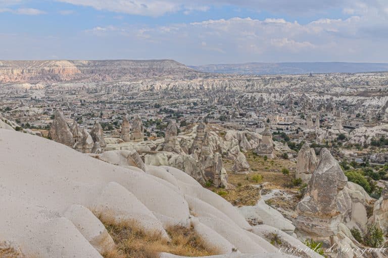 Vista desde el Asmanin Alti Panorama. Una de las visitas qué hacer en Capadocia en tres días