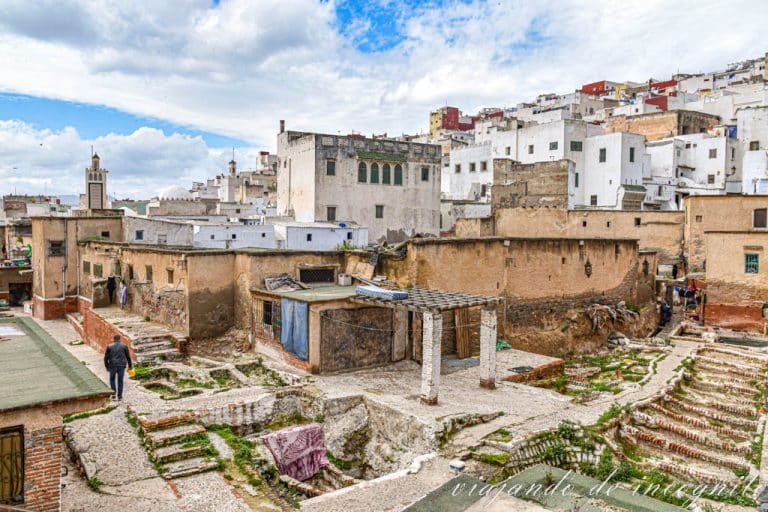 Vista general de la curtiduría de Tetuán