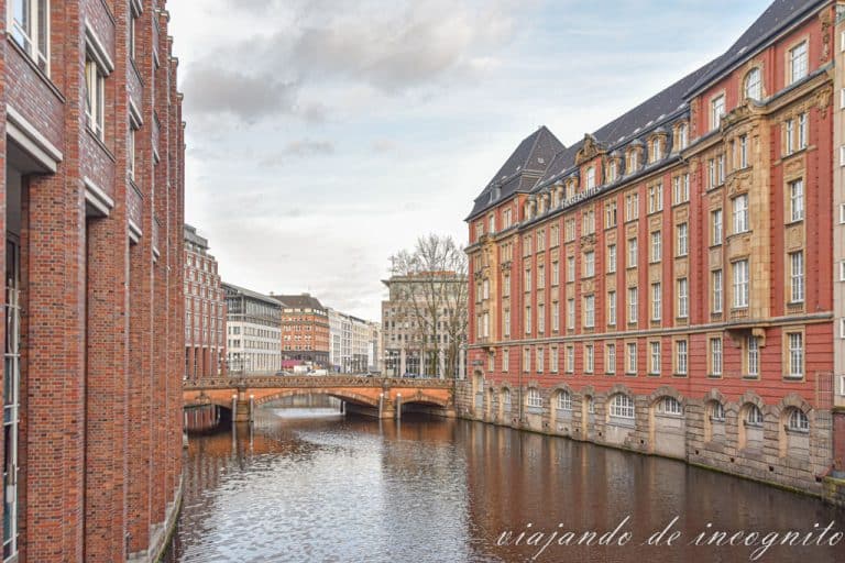 Alsterfleet en Hamburgo.