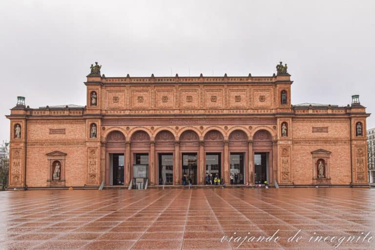 Fachada exterior del Kunsthalle de Hamburgo