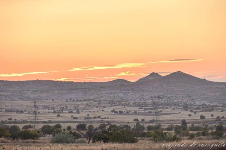 Atardecer en el Valle del Amor