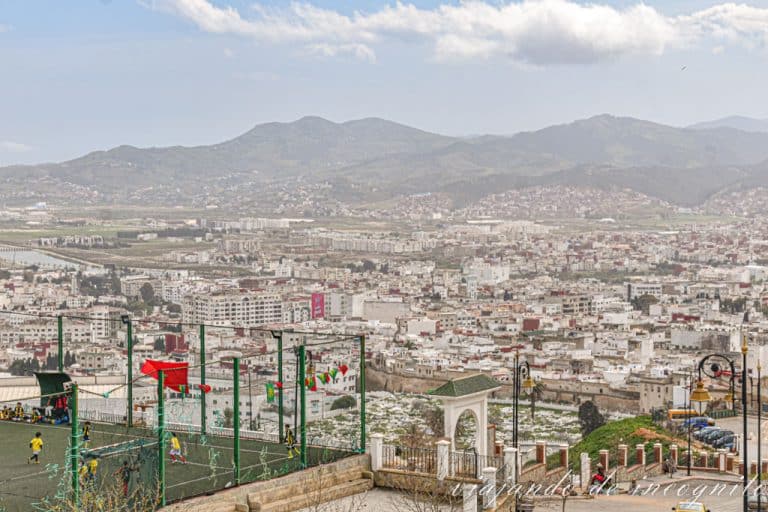 Vistas desde lo alto de la Kasbah de Tetuán