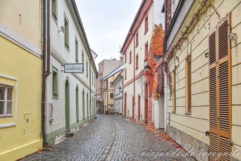 Calle Hradební en Ceske Budejovice