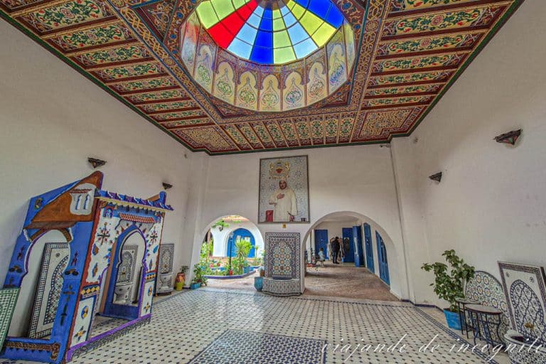 Interior de la Cooperativa Talassemtane de Tissage.