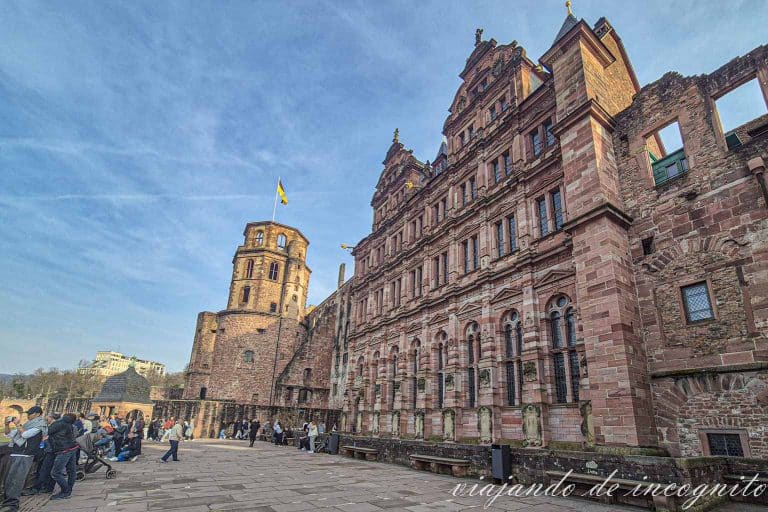 Fachada exterior del Friedrichsbau y Gran Balcón.