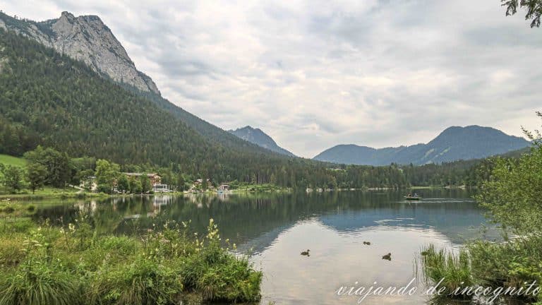 Vista del Hintersee en Berchtesgadener land