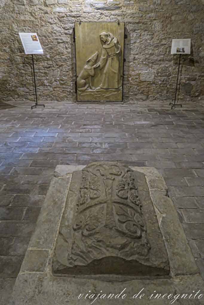 Cripta de San Francesco della Pace en Gubbio.