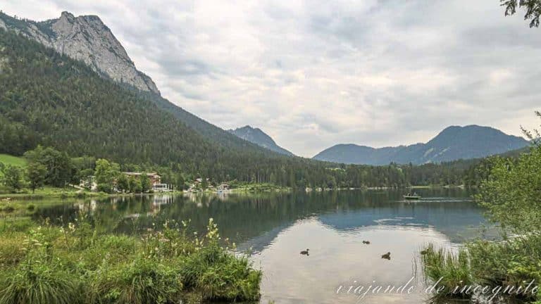Vista del Hintersee en Berchtesgadener land