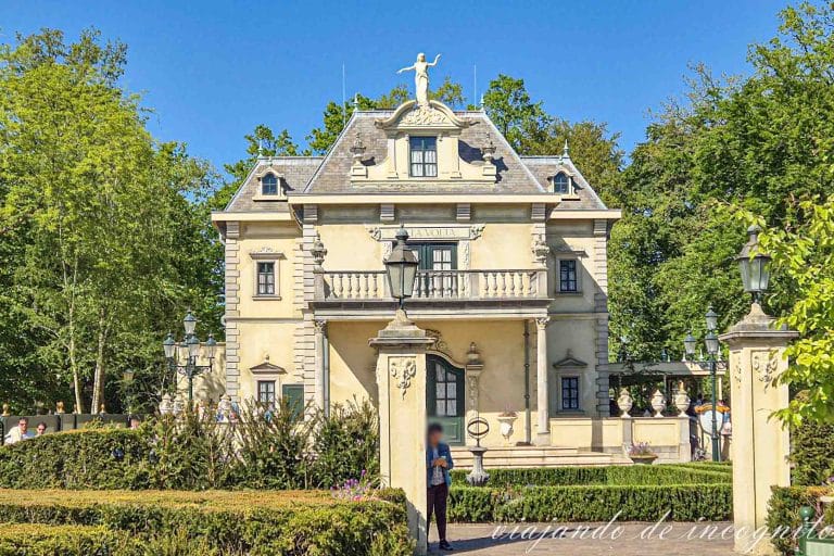 Exterior de Villa Volta en el parque Efteling.