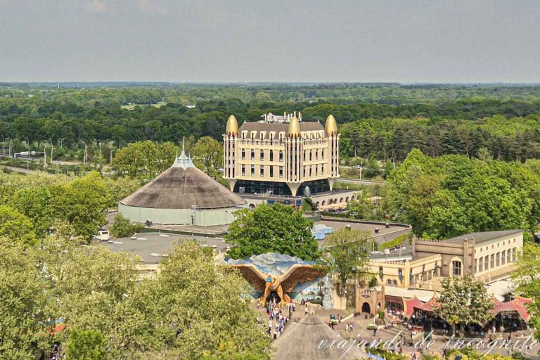 Efteling Wonder Hotel visto desde la Gran Pagoda