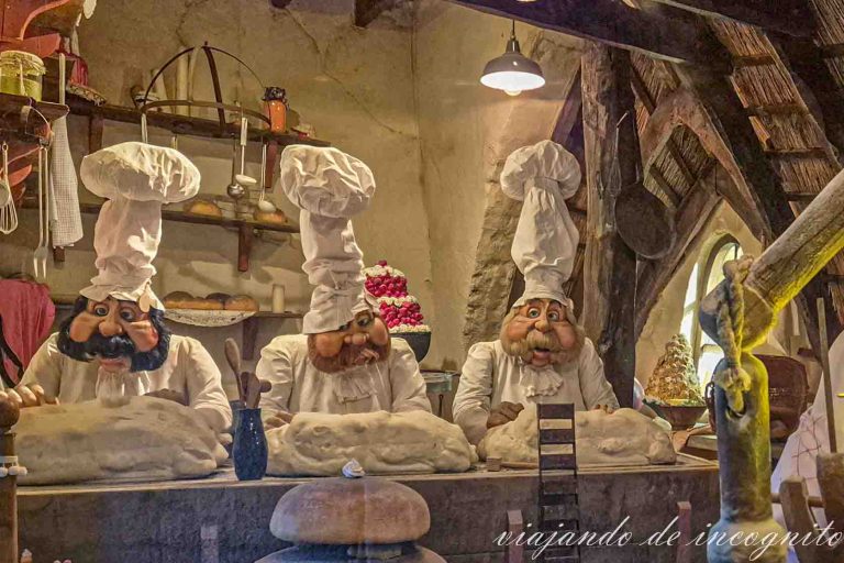 Tres Laaf cocinando en el parque Efteling
