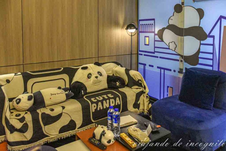 Una de las habitaciones del hotel Chilling Time