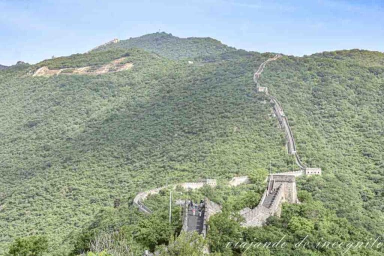 Vista de la Hero Slope de Mutianyu.