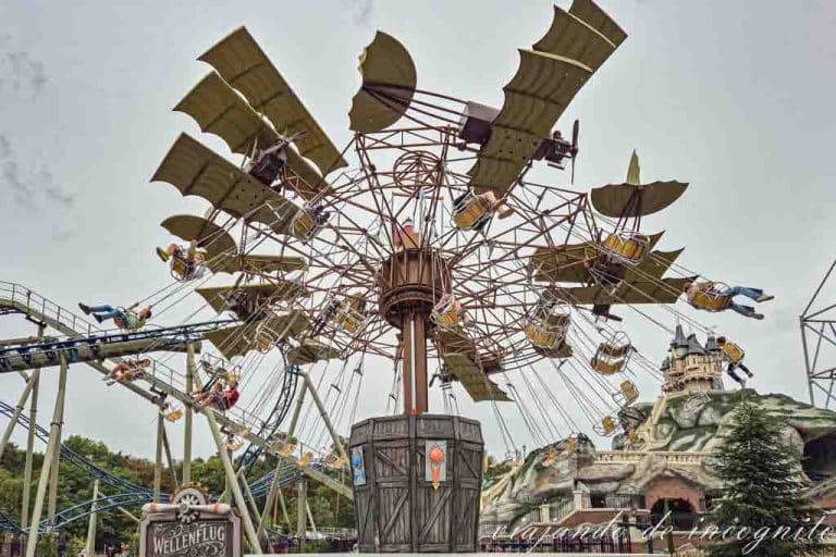 Wellenflug en Plopsaland, Alemania