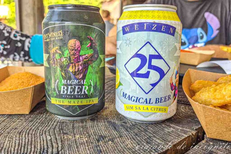 Dos latas de cerveza de Toverland.